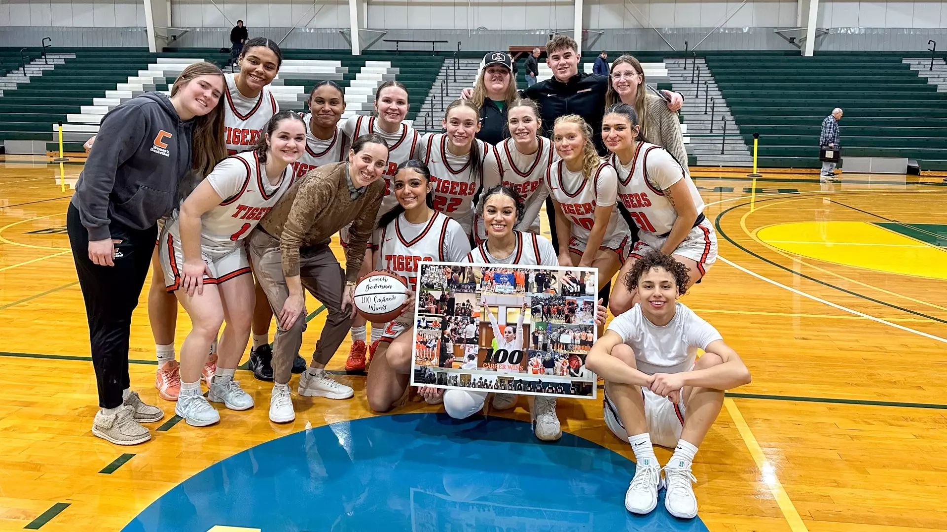 Bowman Earns 100th Career Win as Tigers Roll Past Delhi, 71-37