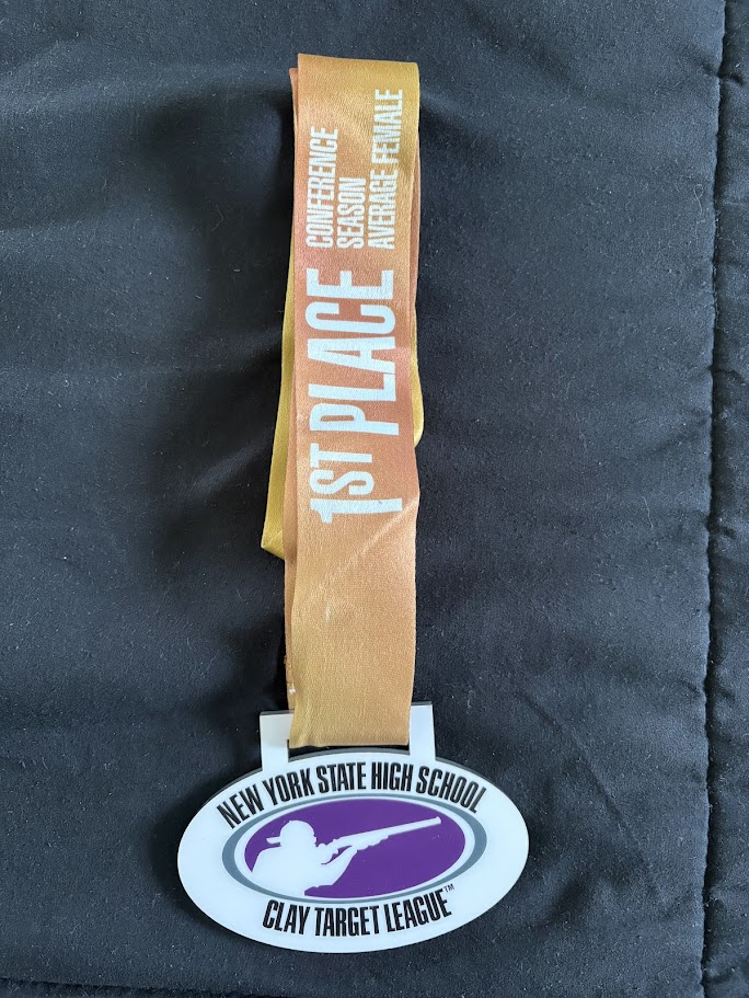 C-R Trap Teams' Lauryn Work Wins First Place.