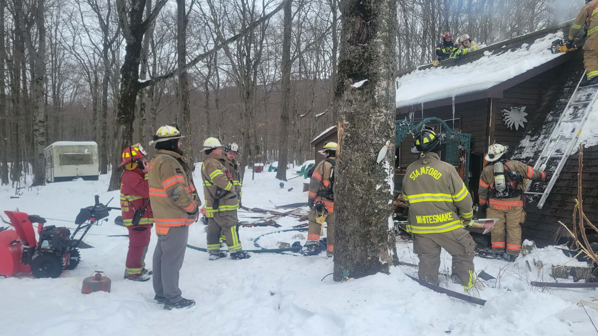 Gilboa Home Damaged by Fire