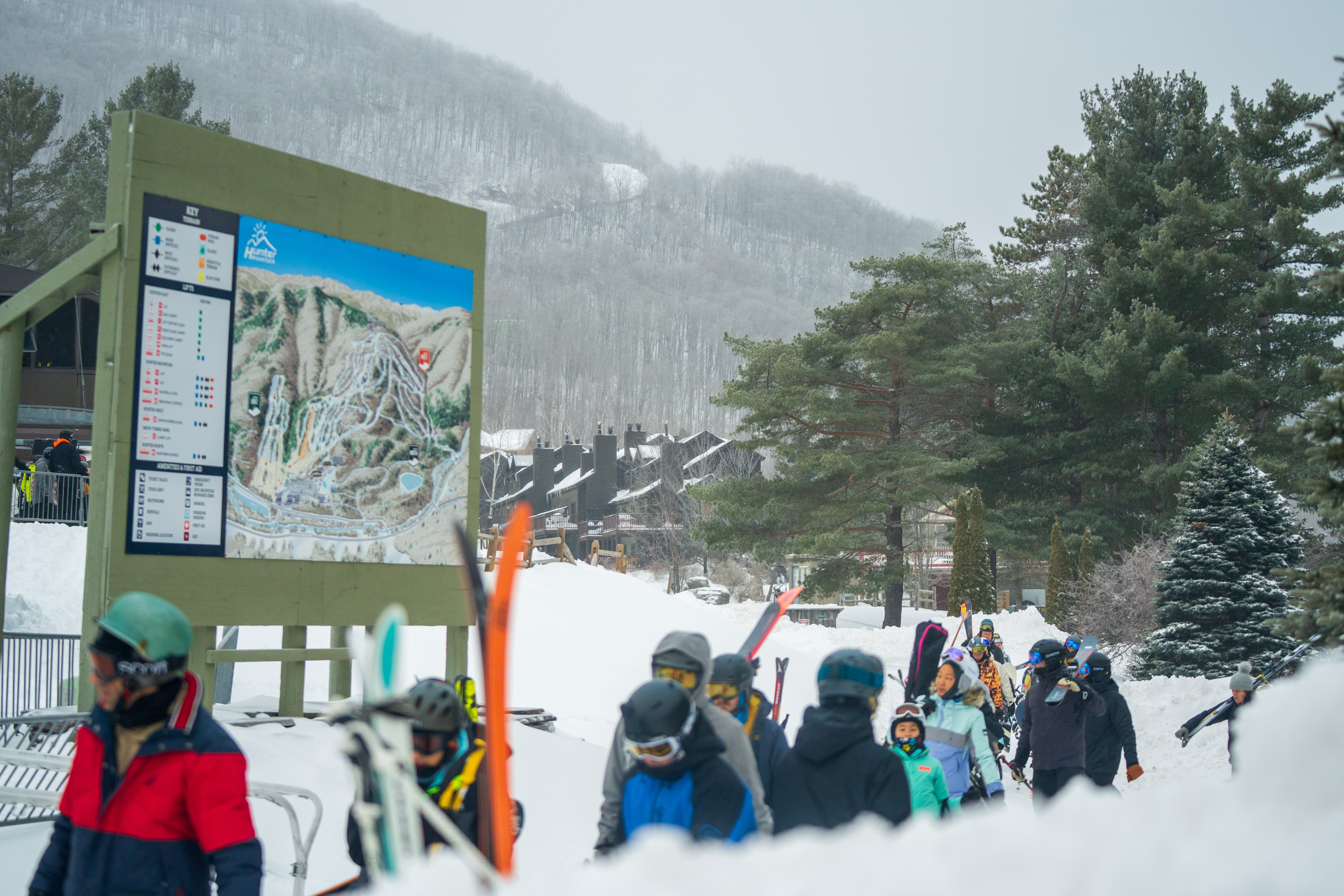 Hunter Mountain Blanketed by Storm